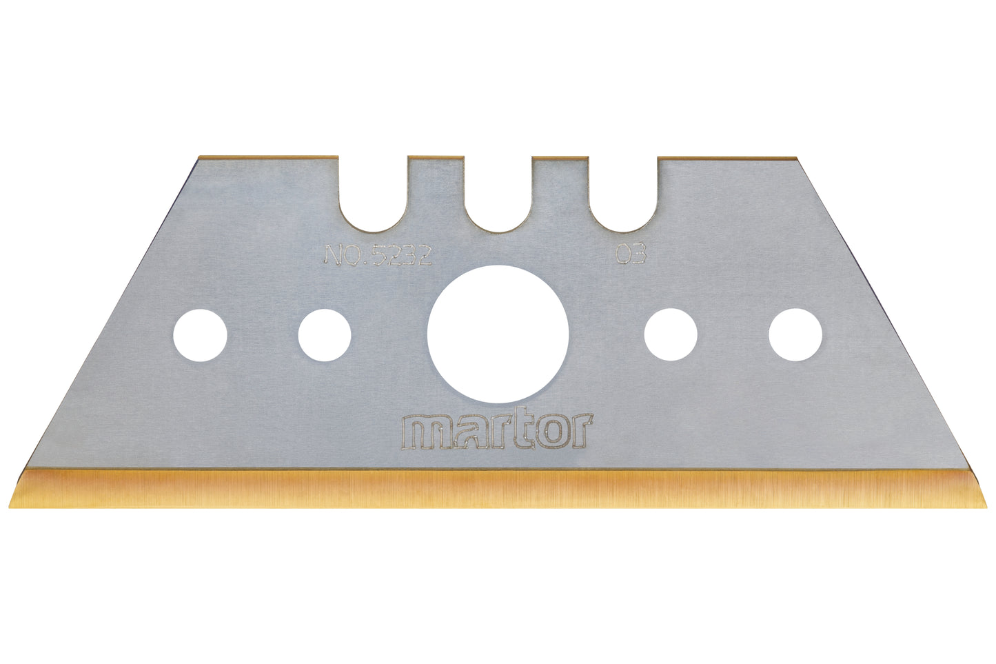 85232.70 - TRAPEZKLINGE NR. 85232, Breitschliff, 0,63 mm, Schneide TiN-beschichtet