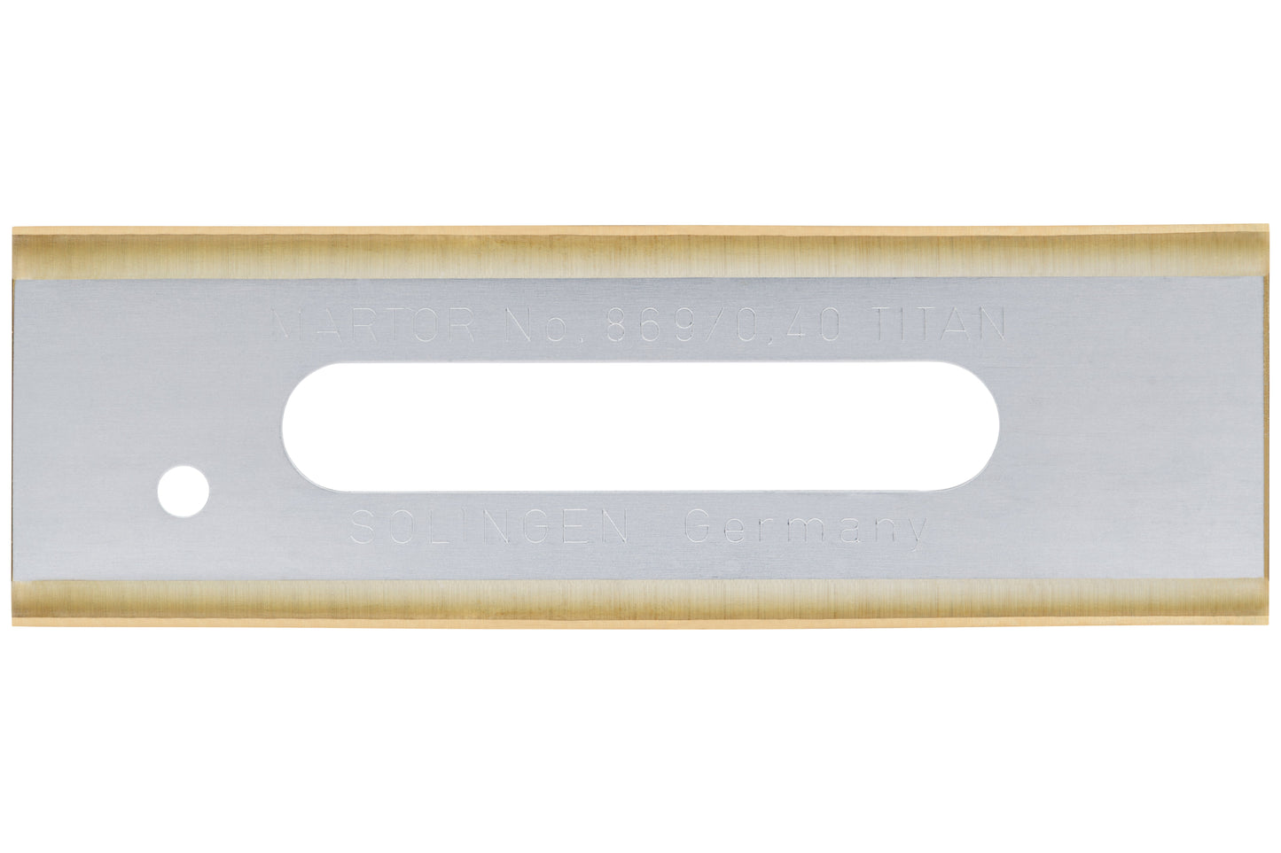 869.60 - INDUSTRIEKLINGE NR. 869, Schneiden TiN-beschicht., 0,40 mm