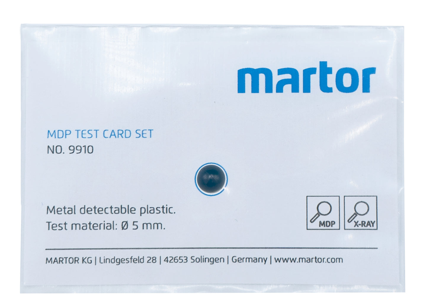 9910.09 - MDP-KARTEN-SET, im Polybeutel, in Größe: 2,5/3,5/5/6,5/8mm