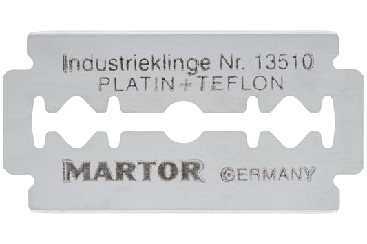 13510.35 - Industrial blade no. 13510, 0.10 mm, stainless steel, Teflon-coated, platinum-plated cutting edges