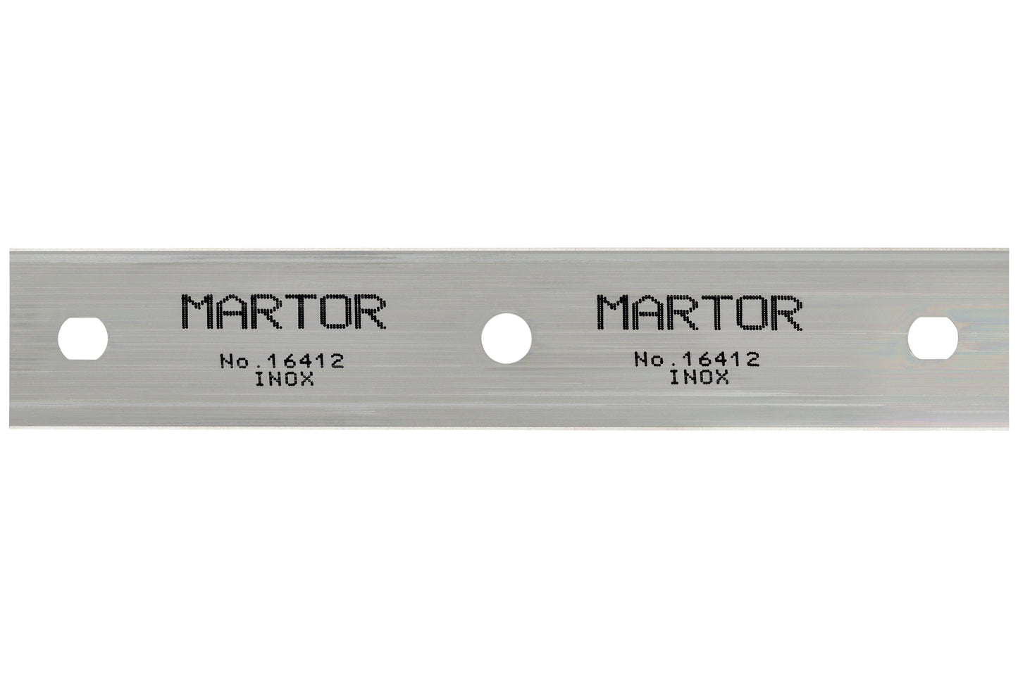 16412.78 - GLASHOBELKLINGE NR. 16412, rostfrei,, 120 mm mit Sonderlochung