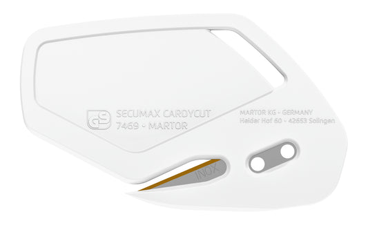 746922.12 - SECUMAX CARDYCUT mit 2 mm Wandstärke, weiss, Inox, TiN