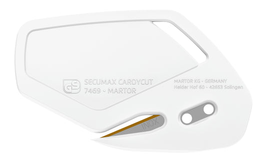 746922.16 - SECUMAX CARDYCUT with 2 mm wall thickness, white, stainless steel, TiN