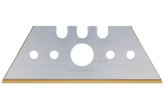 85233.70 - Trapezoidal blade no. 85233, single-bevel, cutting edge TiN-coated