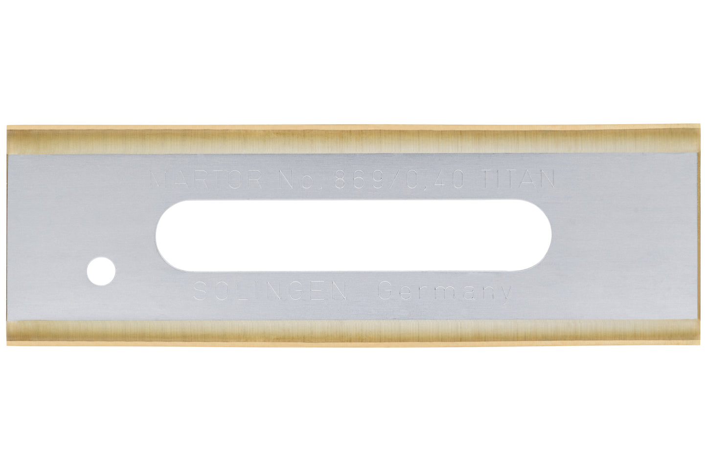 869.60 - Industrial blade no. 869, cutting edge TiN-coated, 0.40 mm