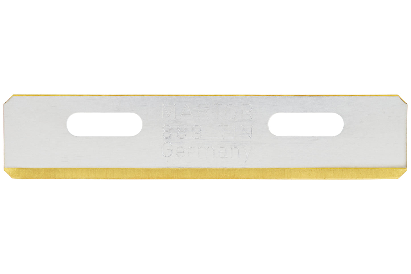 889.57 - INJECTOR BLADE NO. 889, cutting edges TiN-coated, stainless, 0.25 mm