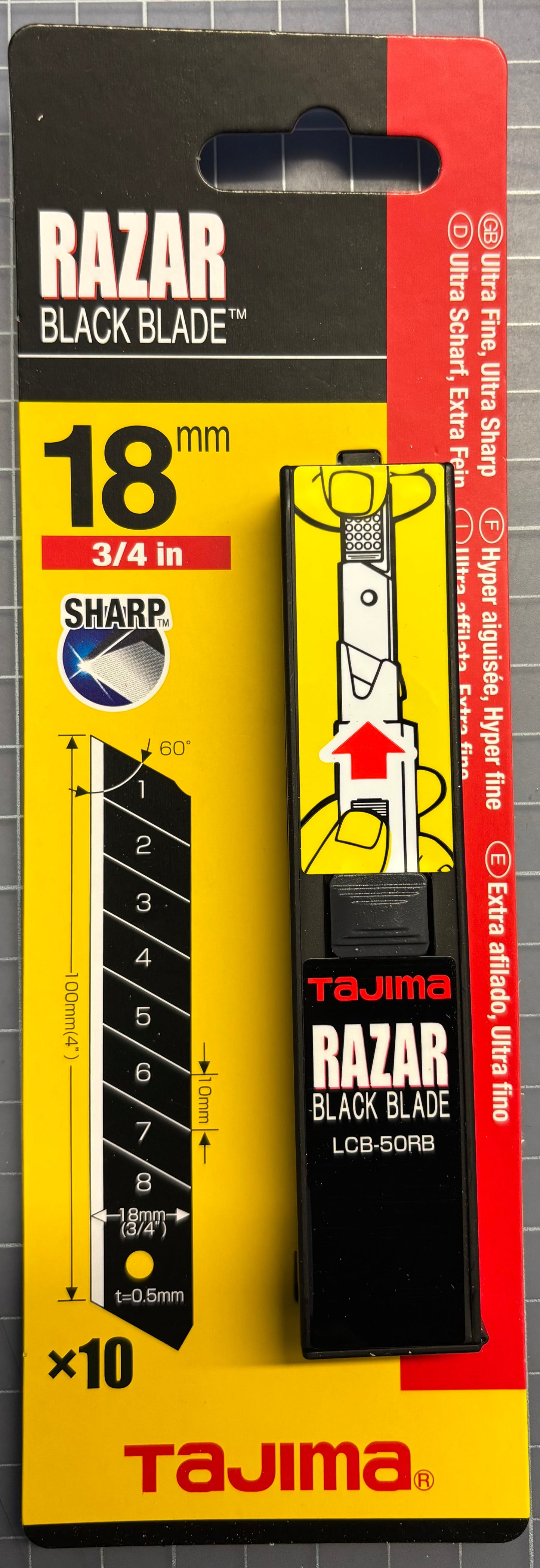 LCB50RBC - Cutterklinge Razar Black