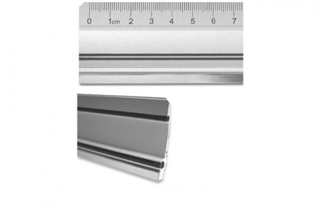 Aluminiumlineal mit rostfreier Stahlkante